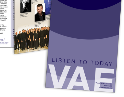 Vocal Arts Ensemble Season 33 Brochure