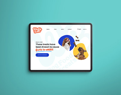 Website Wireframe For Wiggle Butts