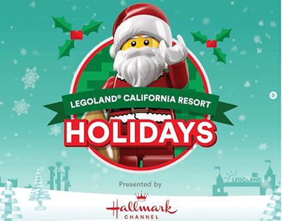 LEGOLAND California Holiday Animated Stickers