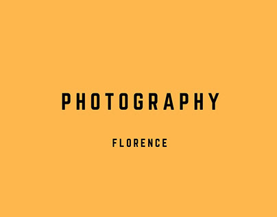 Photography I Florence