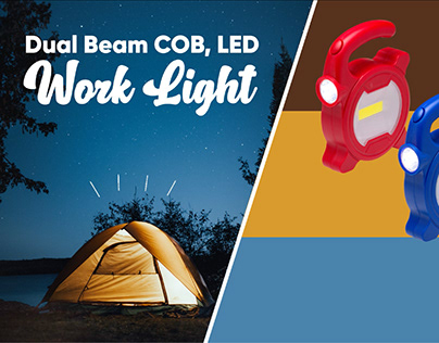 Dual Beam COB, LED Work Light - Motion Graphic Video