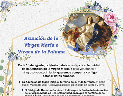 Mailing corporativo - Asunción de la Virgen