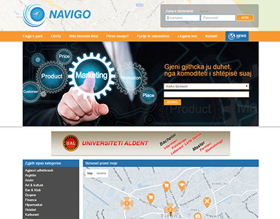 Website for Navigo