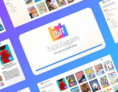 UI Design - Noolagam - Ebook Manager