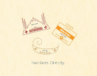 Two faces. One city. |BA| in Graphic Design
