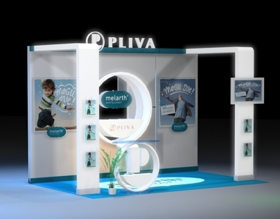 PLIVA promo booth - designed & built