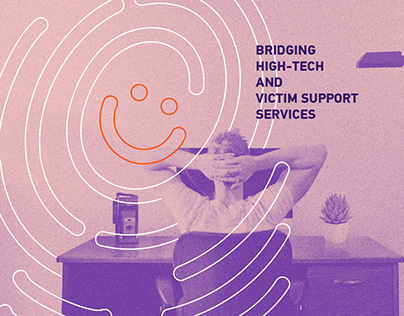 “High-tech & victim support” conference identity design