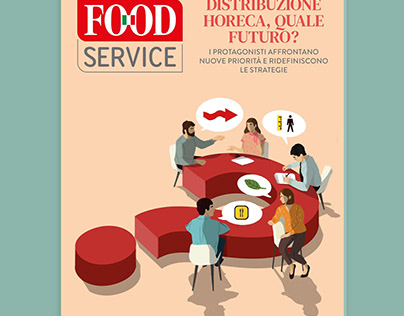 Illustration on " FOOD SERVICE MAGAZINE"