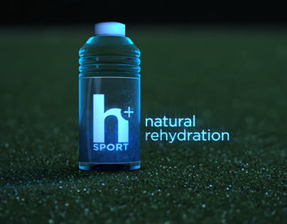 Advertising "Water h+"editing