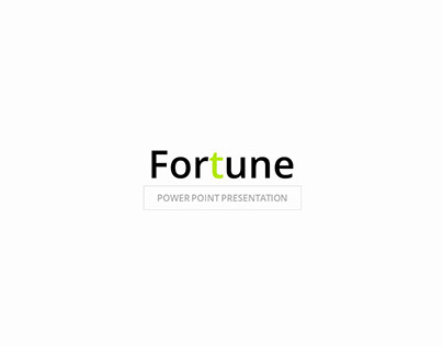 Fortune Power Point Presentation Template