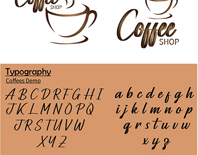 Coffee Shop Logo With Proper Brand Identity