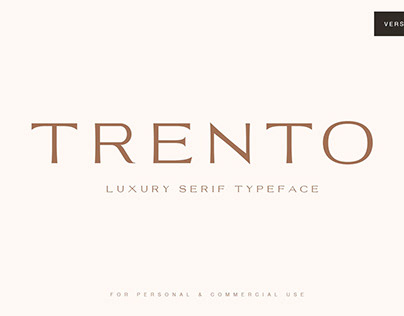 Trento Luxury Typeface