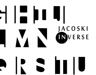 Jacoski Inverse font