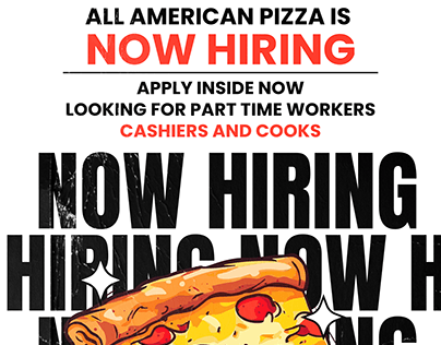 Now Hiring Poster