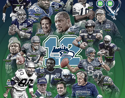 Seattle Seahawks Poster 24"x36"