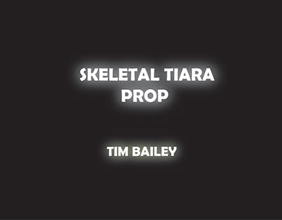 Bone Tiara Prop