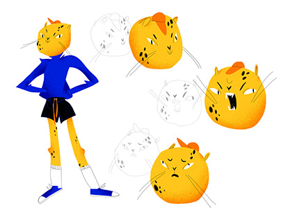 Tiger character design
