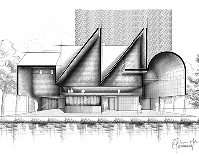 Project thumbnail - Pencil Hatch Render - Architectural Section Diagram