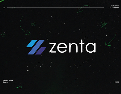 Zenta | Brand Identity | Zenta Logotype IT Company