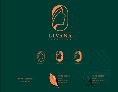 Livana Body Care, Beauty Branding Logo