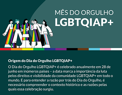 Mês do Orgulho LGBTQIAP+
