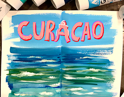 Curacao Travel Sketchbook