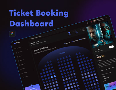 Ticket Booking Dashboard ~ UIUX