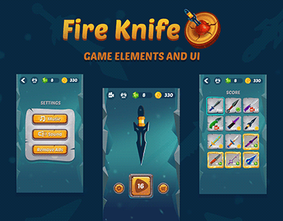 Game art and UI for Fair Knife