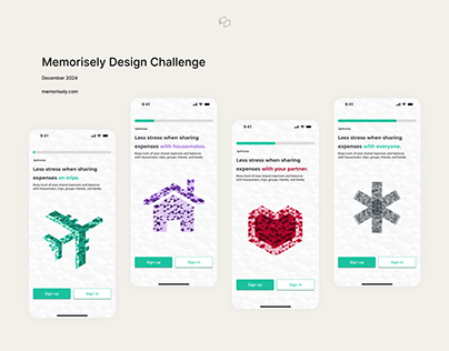Project thumbnail - Memorisely Challenge - Splitwise