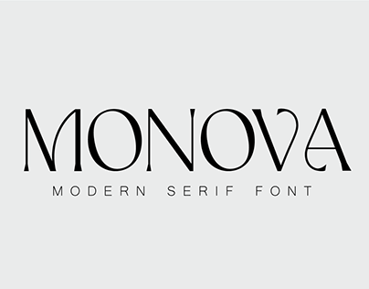 Monova Modern Serif Font