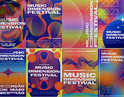 Poster Design - Music Dimension Festival