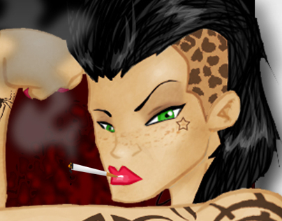 Pin Up Female Character
