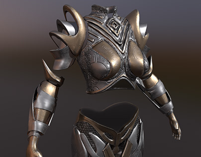 heavy armor for Warrior female character