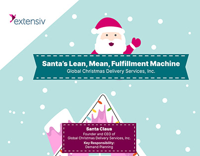 Santa's Lean, Mean, Fulfillment Machine Infographic