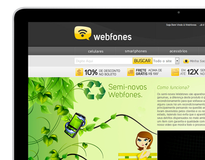 Hotsite  -Webfones