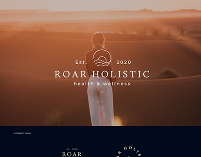 Roar Holistic Logo & Label Design