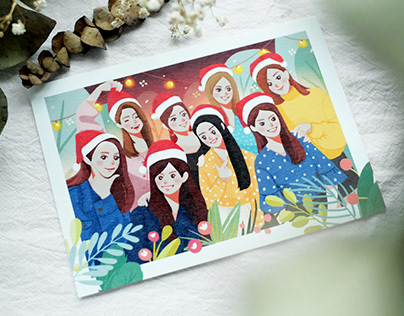 Friendship Greeting Card - Illustration