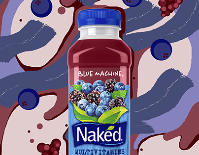 Original artwork for PepsiCo and Naked Juice