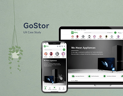 GoStor E-commerce Website and App Design