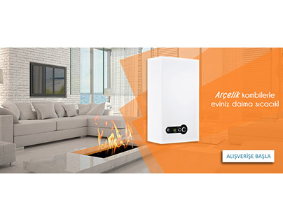 "Açbak" Home Appliances Website Banner