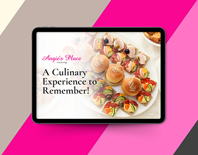 Project thumbnail - Catering Branding & UI/UX Web Design