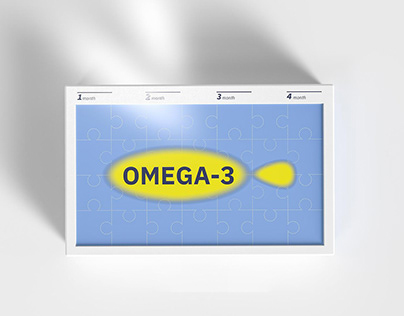 Omega3 Capsules Supplements Creative Packaging