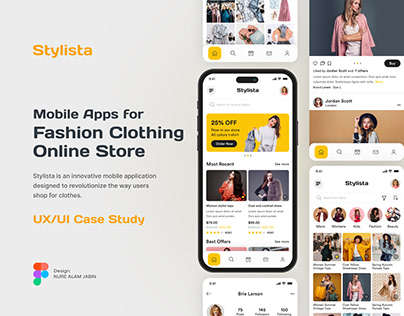 Project thumbnail - Fashion Clothing Store App UX/UI Case Study