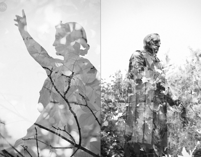 Natural commemoration (Double exposures)
