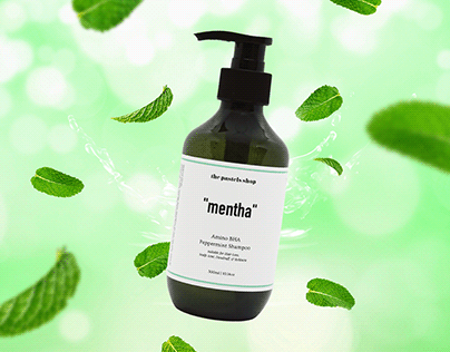 Mentha Shampoo by The Pastels Shop (Motion Graphic)