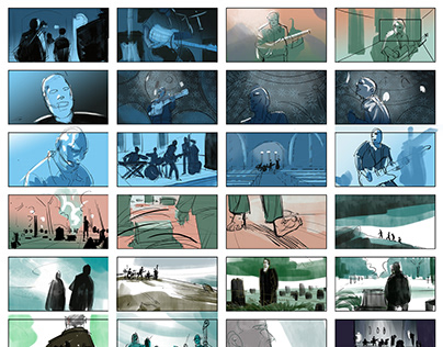 CHAD MEADOWS' REAL PEOPLE BAND MUSIC VIDEO #storyboards