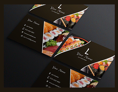 Визитка ресторана/Restaurant business card design
