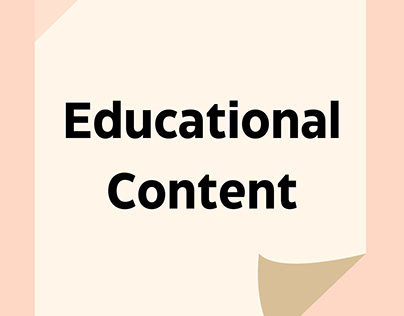 Educational Content Created
