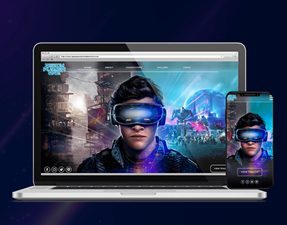 Ready Player One Web Concept Design