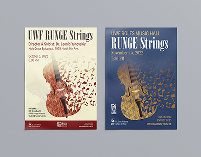 RUNGE Strings Poster Series (Fall 2022 - Spring 2023)